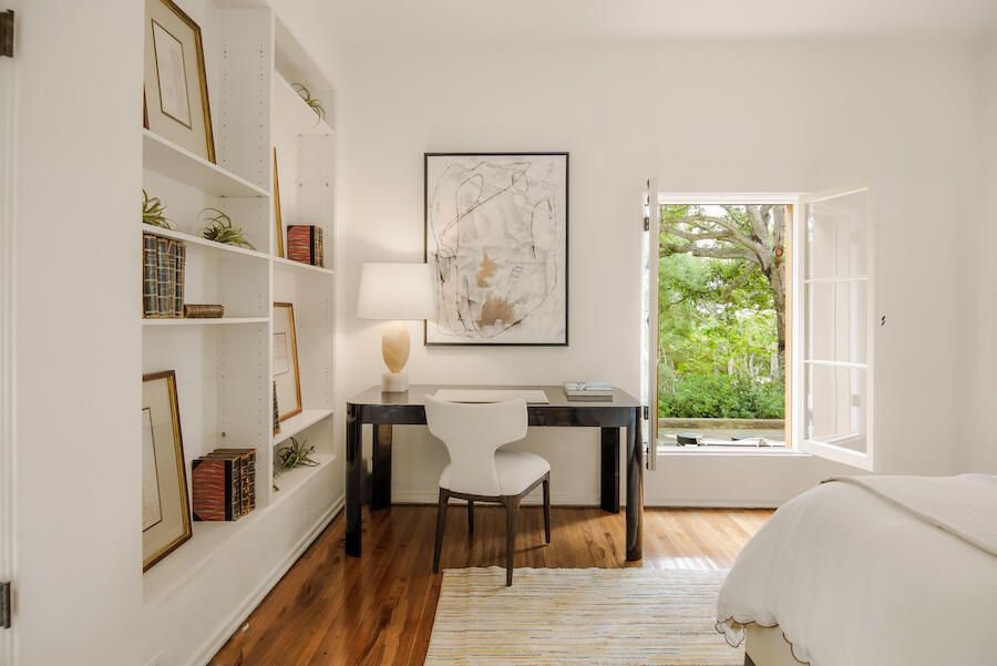 Home Office, Interior, Wood Texture Flooring