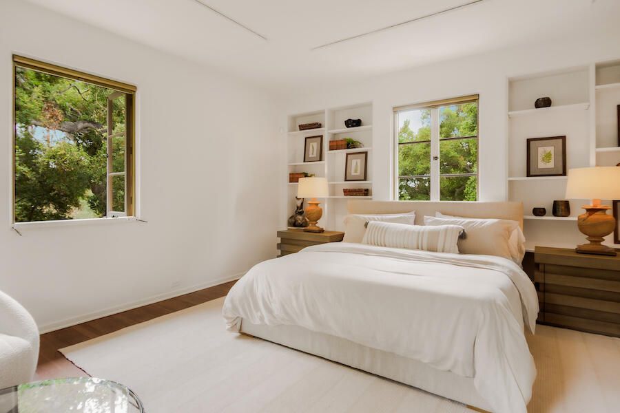 Bedroom, Interior, Wood Texture Flooring