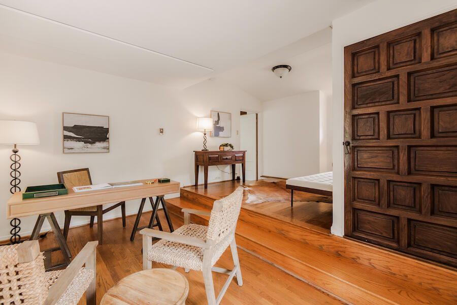 Home Office, Interior, Wood Texture Flooring