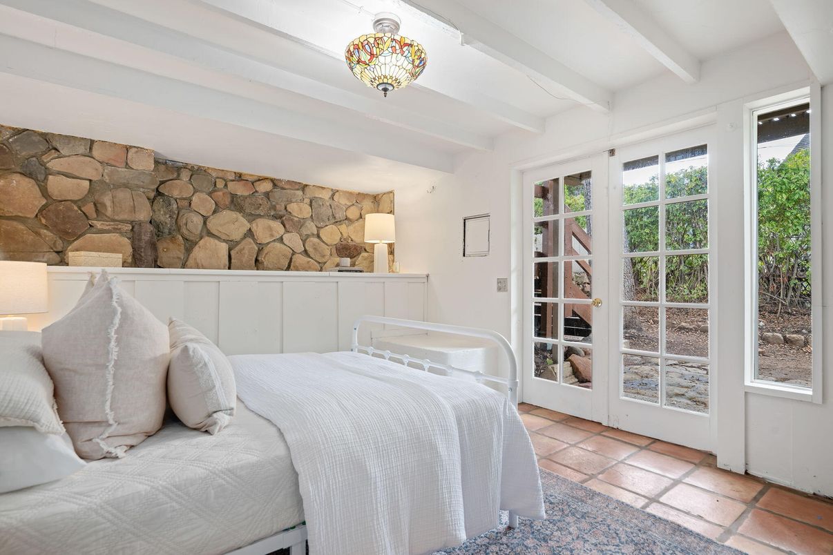 Bedroom, Interior, Stone Walls