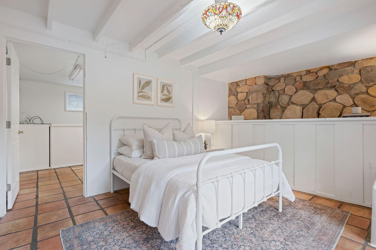 Bedroom, Interior, Stone Walls