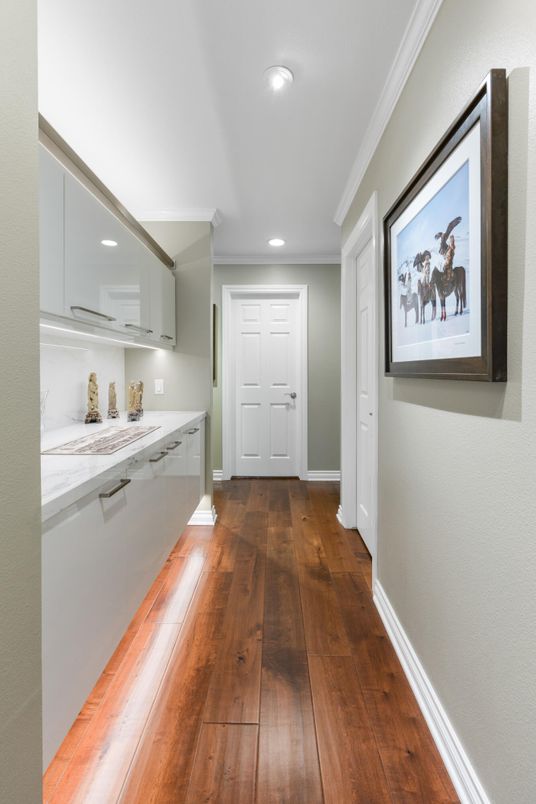 Interior, Recessed Lighting, Wood Texture Flooring