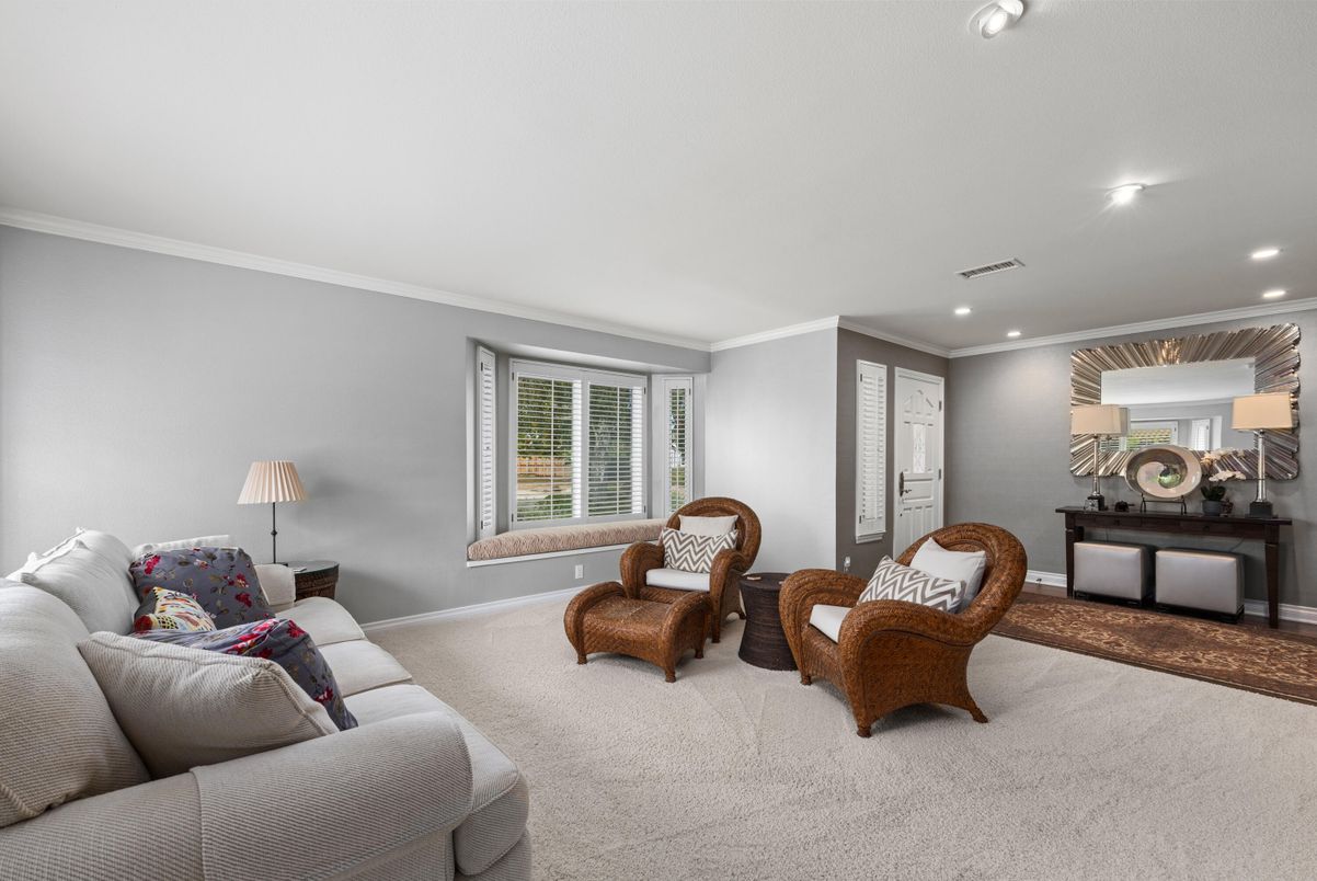 Interior, Living room, Recessed Lighting