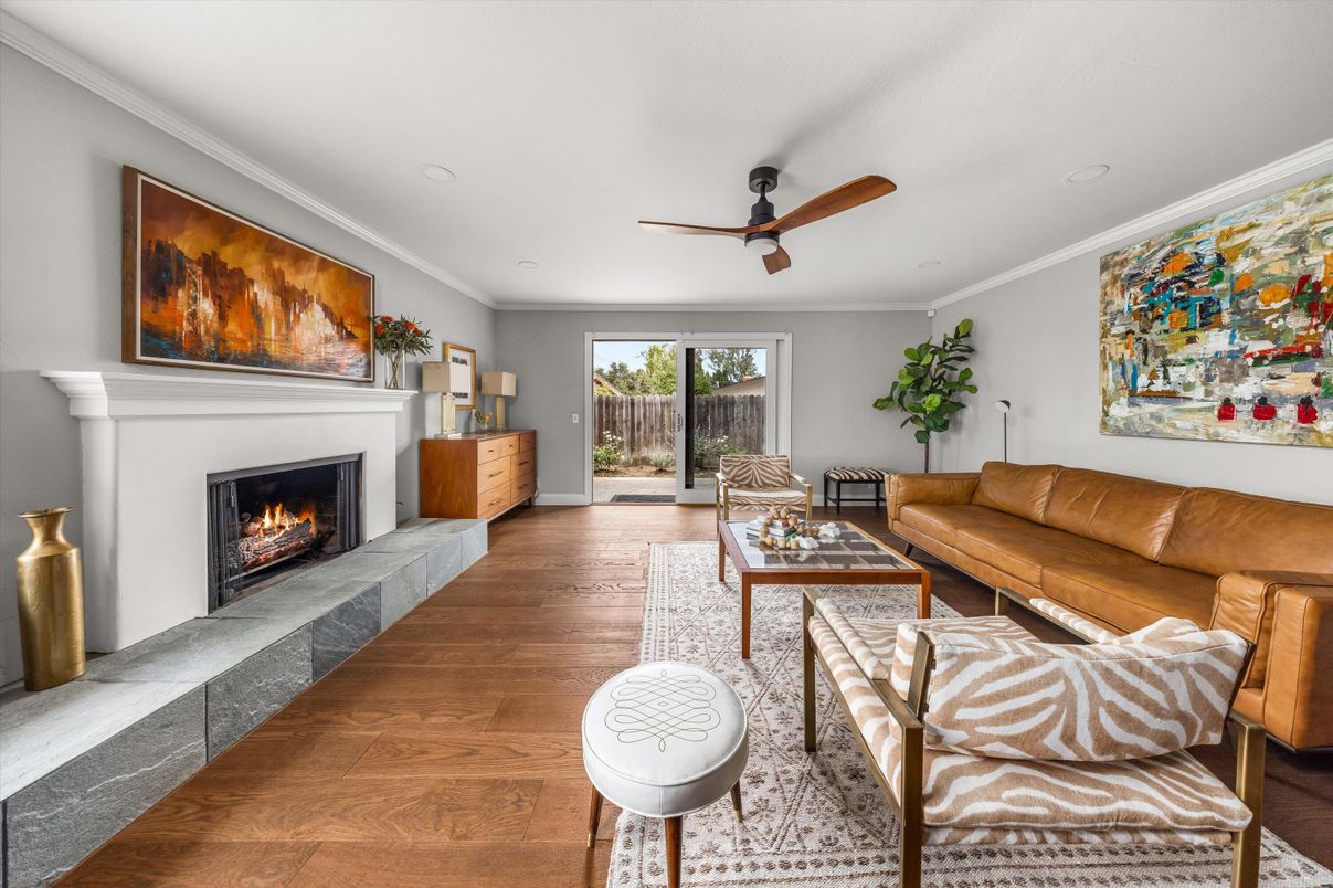 Fireplace, Interior, Living room, Wood Texture Flooring