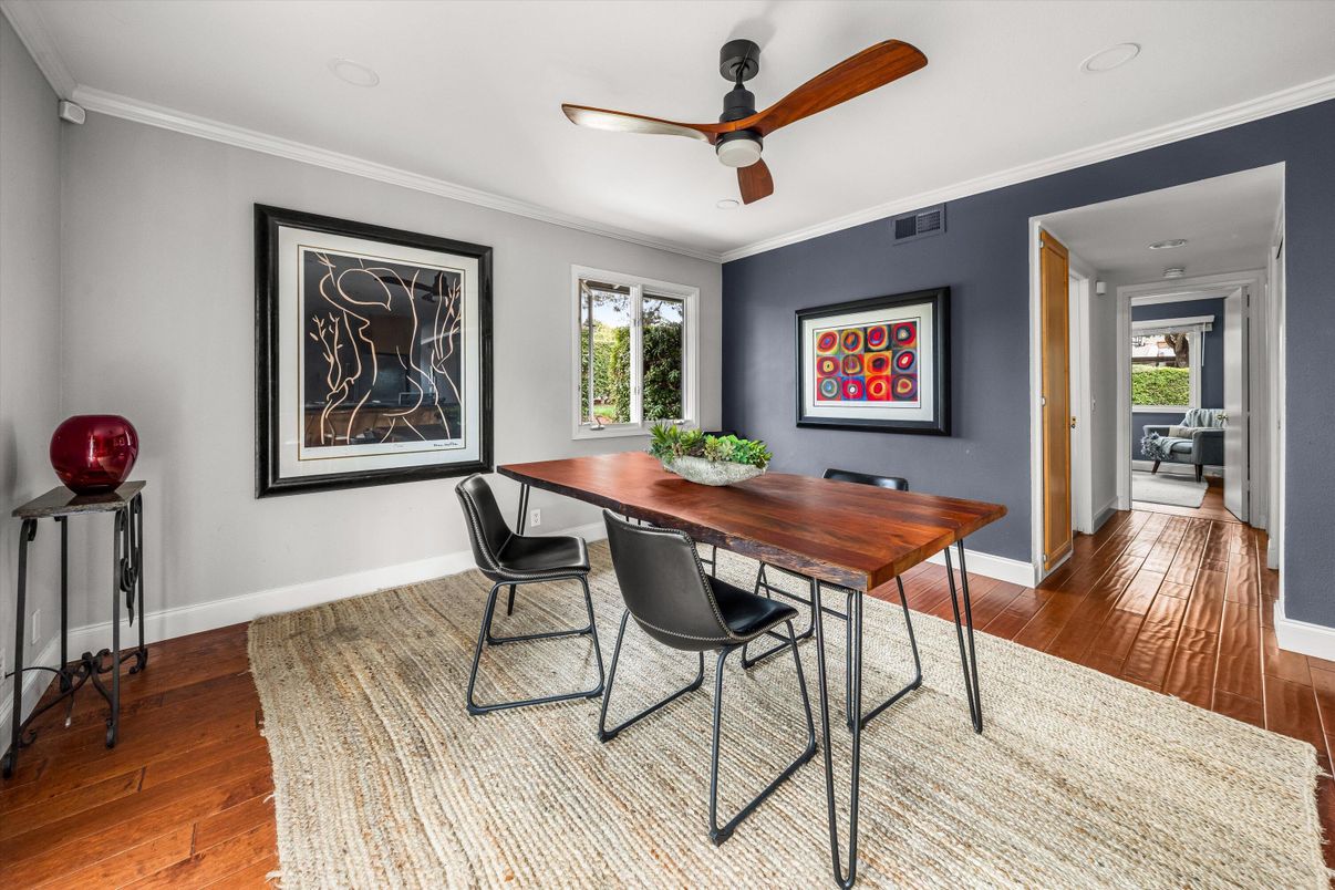 Dining room, Interior, Wood Texture Flooring