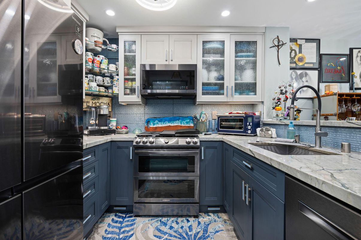 Interior, Kitchen, Recessed Lighting, Stainless Steel Appliances