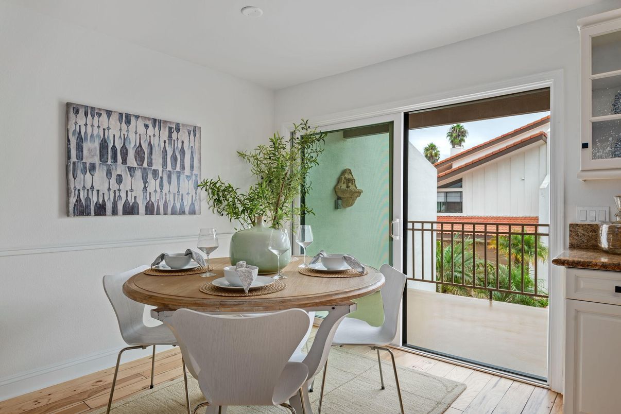 Dining room, Interior, Wood Texture Flooring