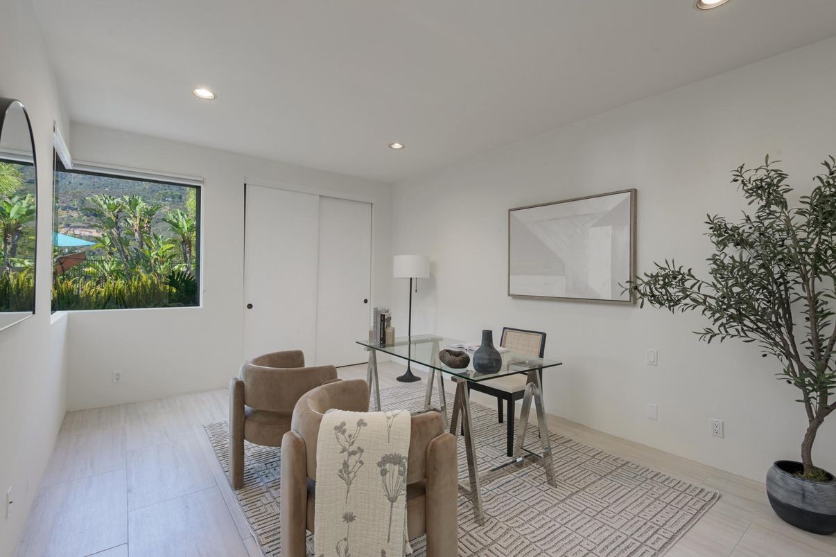 Home Office, Interior, Recessed Lighting
