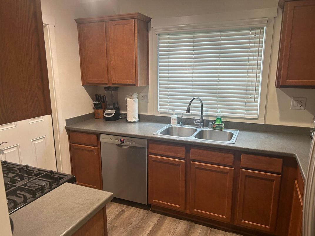 Interior, Kitchen, Wood Texture Flooring