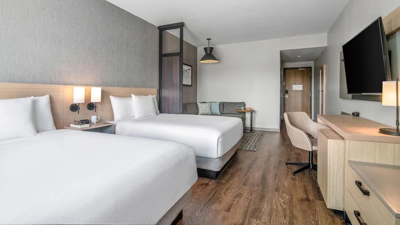 Bedroom, Interior, Wood Texture Flooring