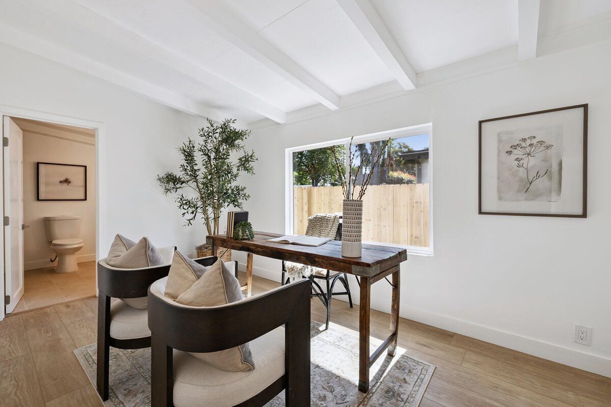Bathroom, Home Office, Interior, Wood Texture Flooring