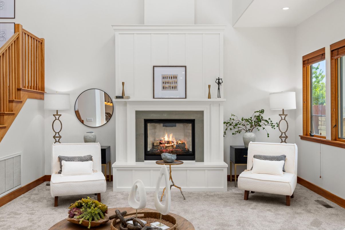 Fireplace, Interior, Recessed Lighting