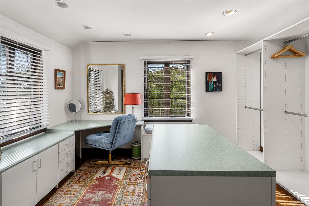 Home Office, Interior, Recessed Lighting