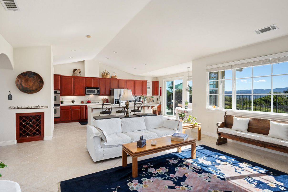 Interior, Kitchen, Living room, Recessed Lighting