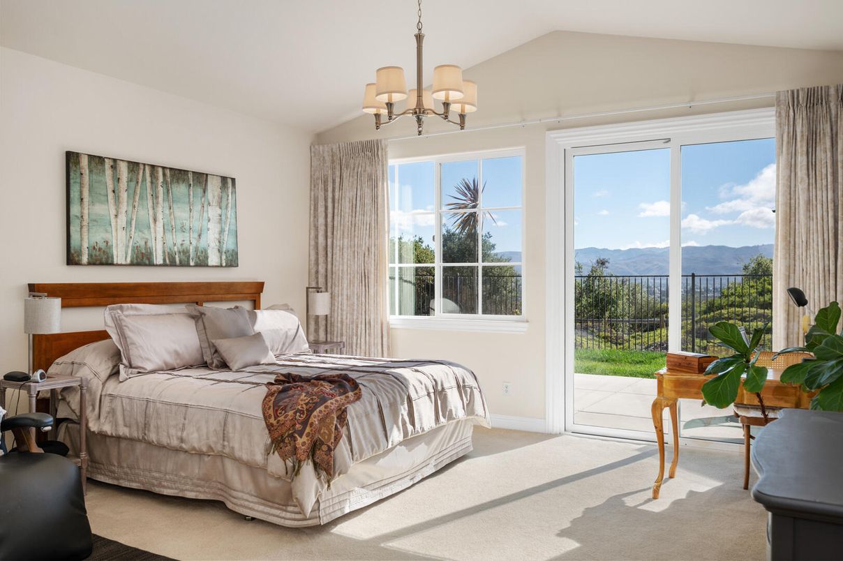Bedroom, Chandelier, Interior