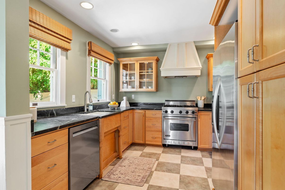 Interior, Kitchen, Recessed Lighting, Stainless Steel Appliances