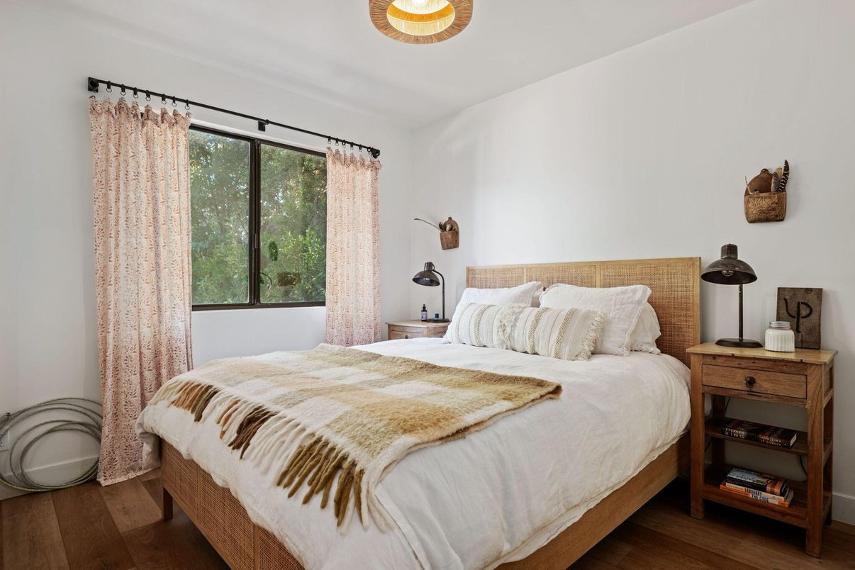 Bedroom, Interior, Wood Texture Flooring