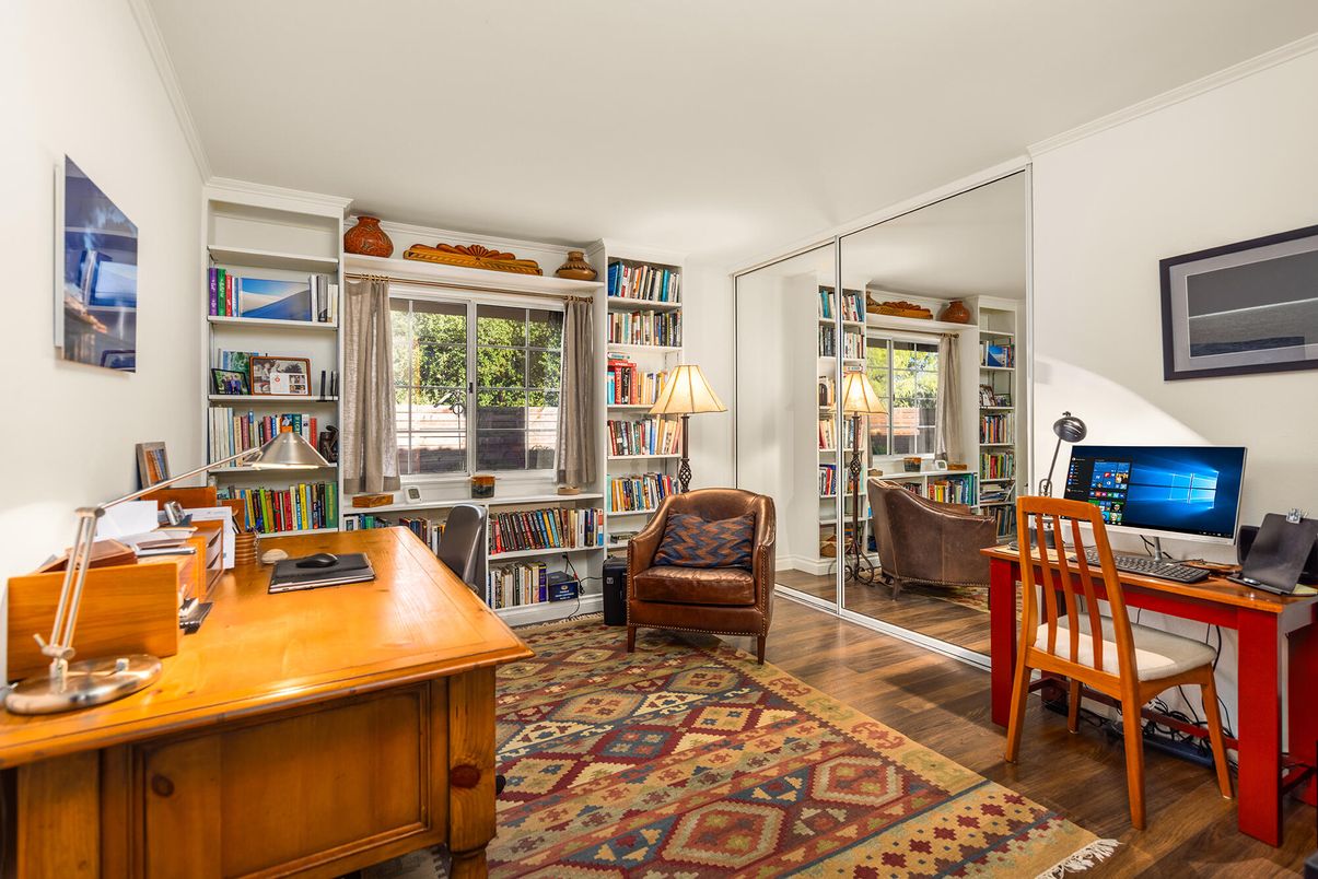 Home Office, Interior, Wood Texture Flooring