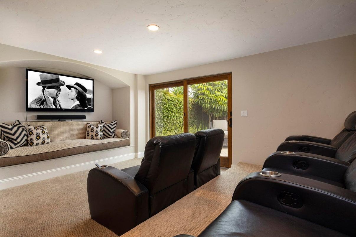 Home Theatre Room, Interior, Recessed Lighting, Theatre Room