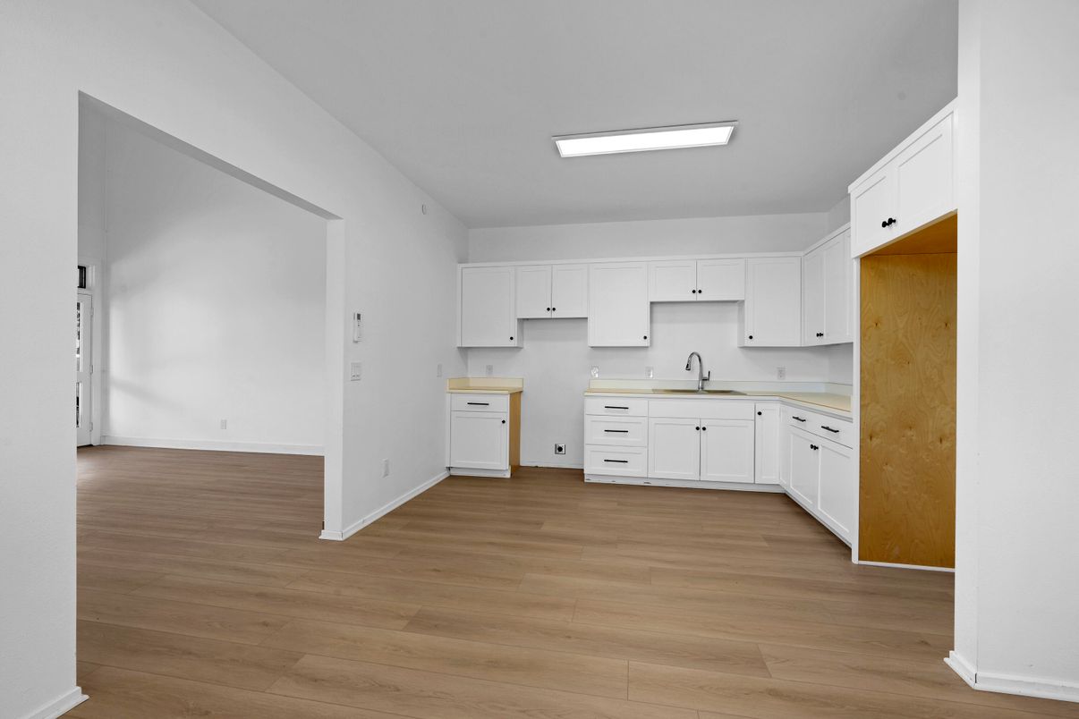 Interior, Kitchen, Wood Texture Flooring