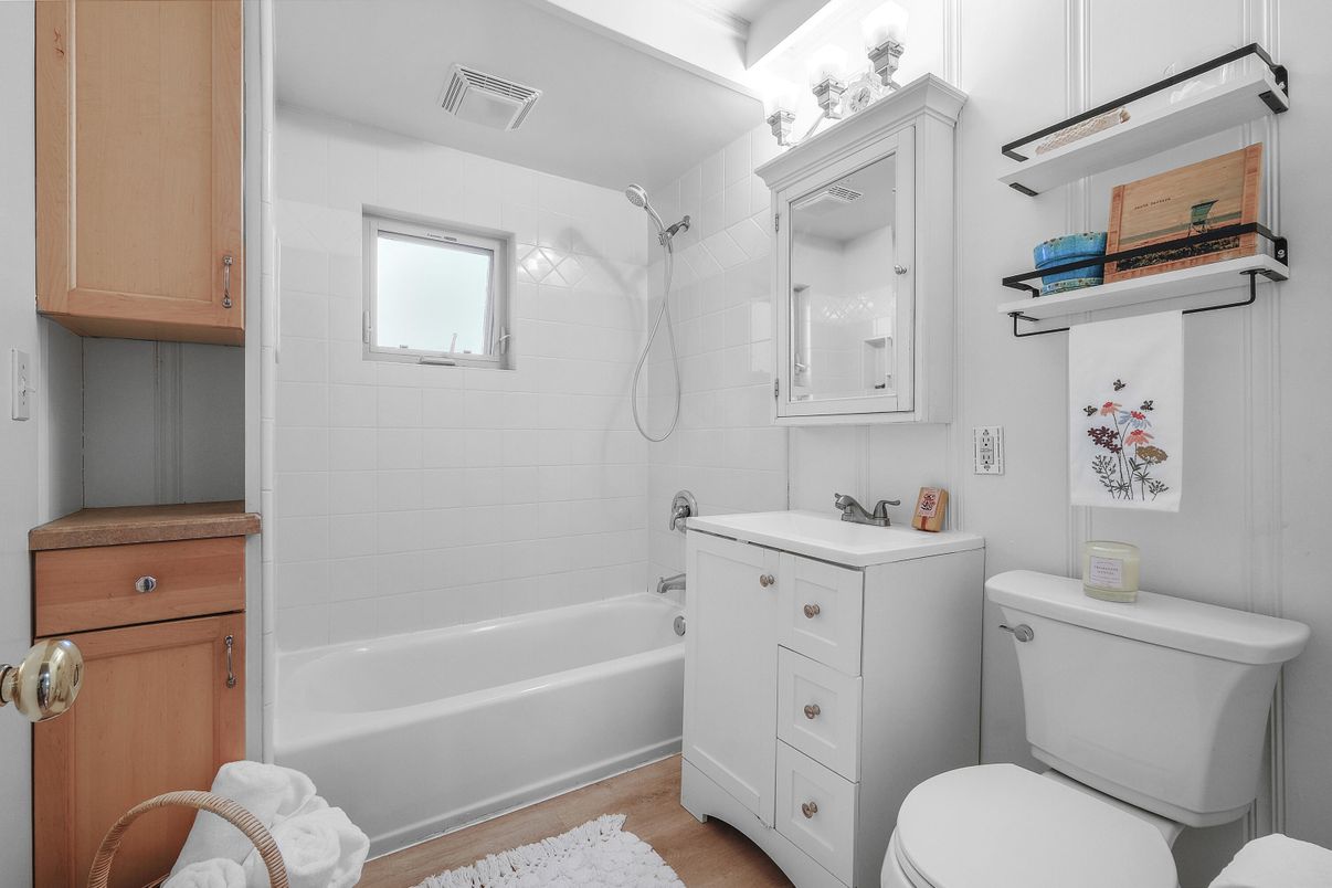 Bathroom, Interior, Wood Texture Flooring