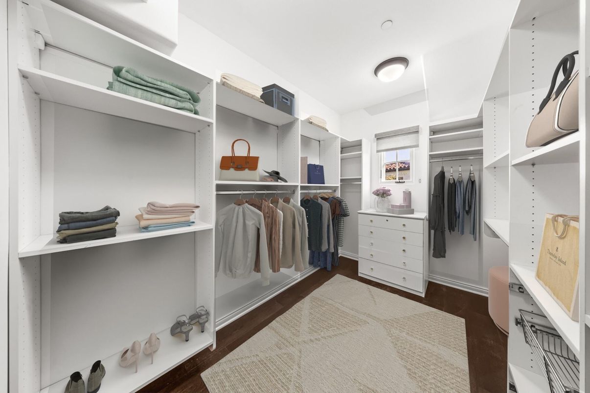 Interior, Walk-in Closets, Wood Texture Flooring