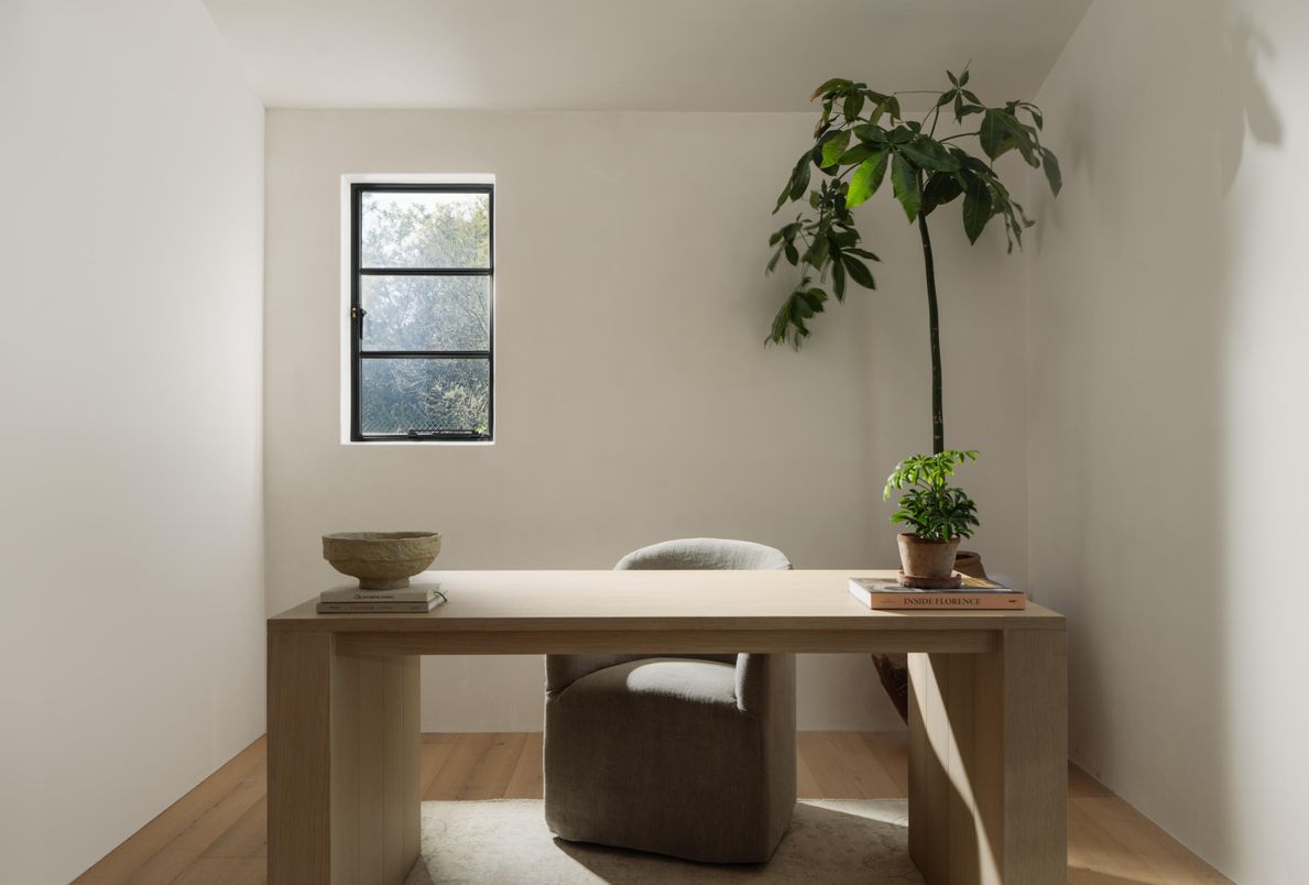 Home Office, Interior, Wood Texture Flooring