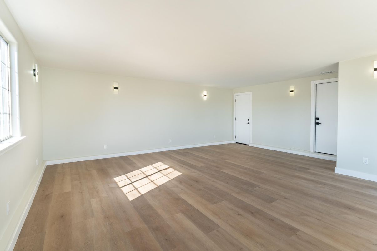 Empty room, Interior, Wood Texture Flooring