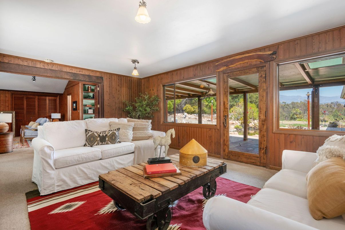 Interior, Living room, Wooden Walls