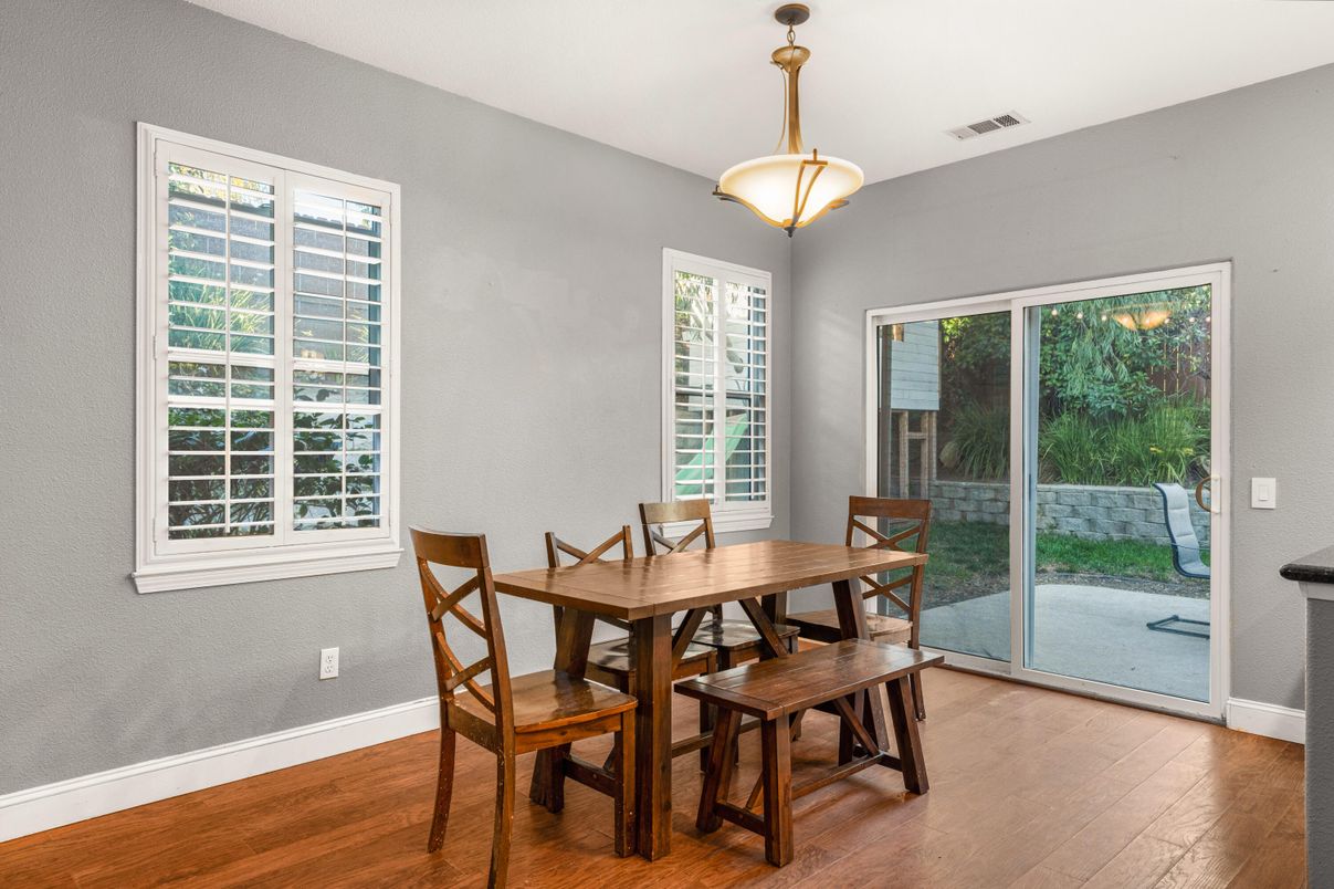 Dining room, Interior, Wood Texture Flooring