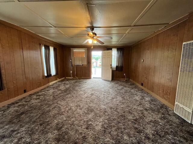 Empty room, Interior, Wooden Walls