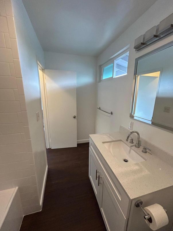 Bathroom, Interior, Wood Texture Flooring