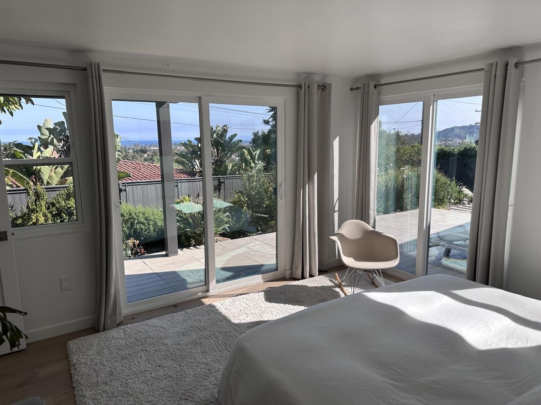 Bedroom, Interior, Water, Wood Texture Flooring