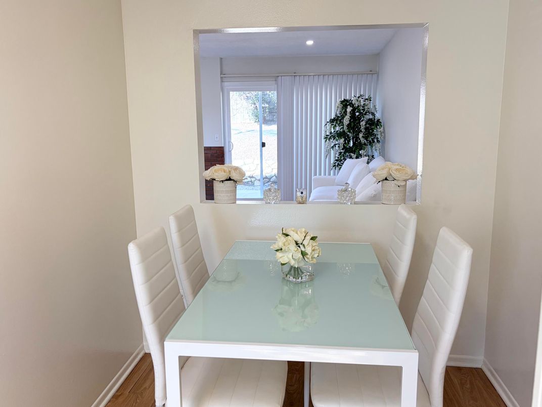 Dining room, Interior, Wood Texture Flooring