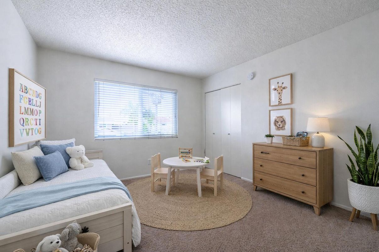 Bedroom, Dining room, Interior