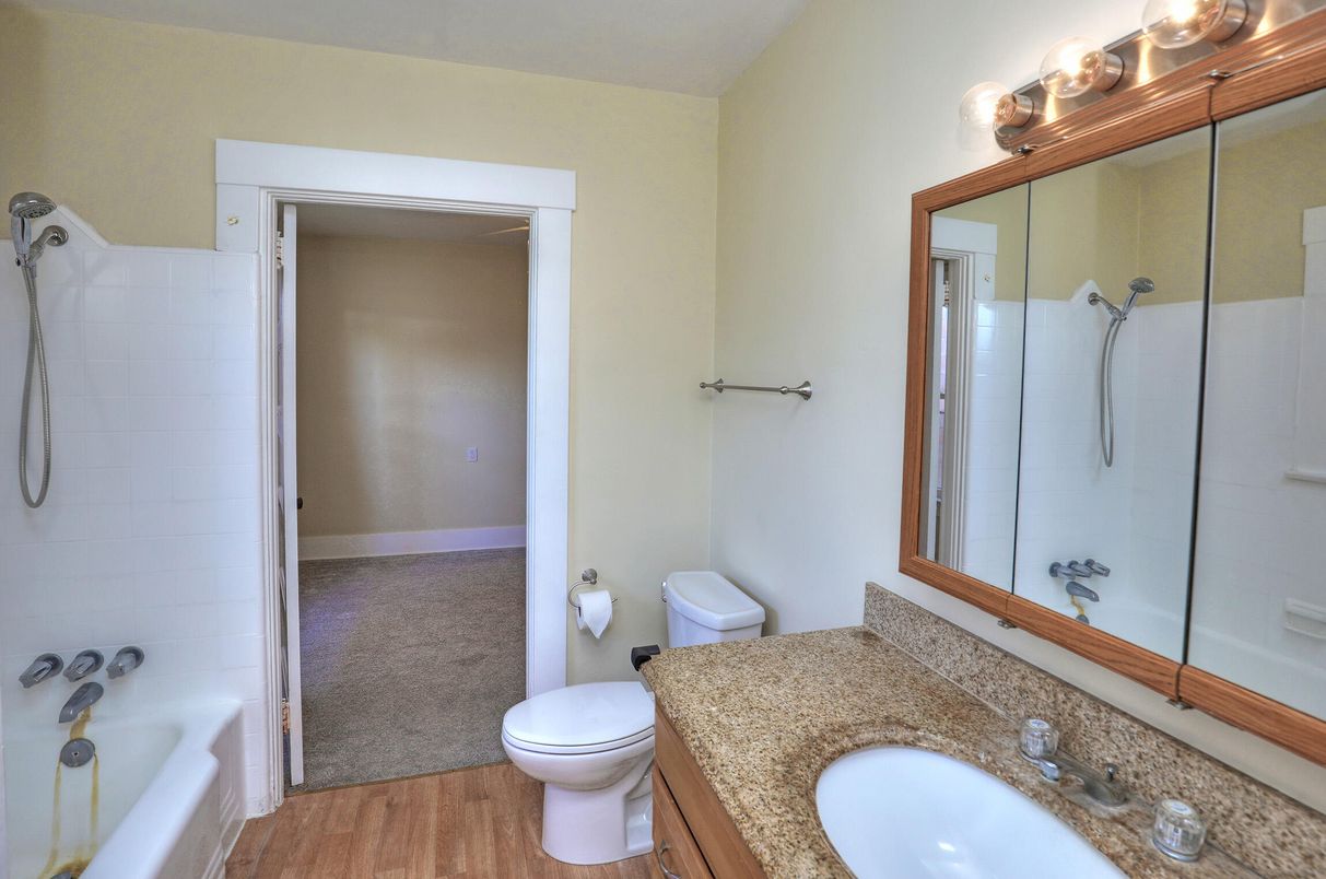 Bathroom, Interior, Wood Texture Flooring