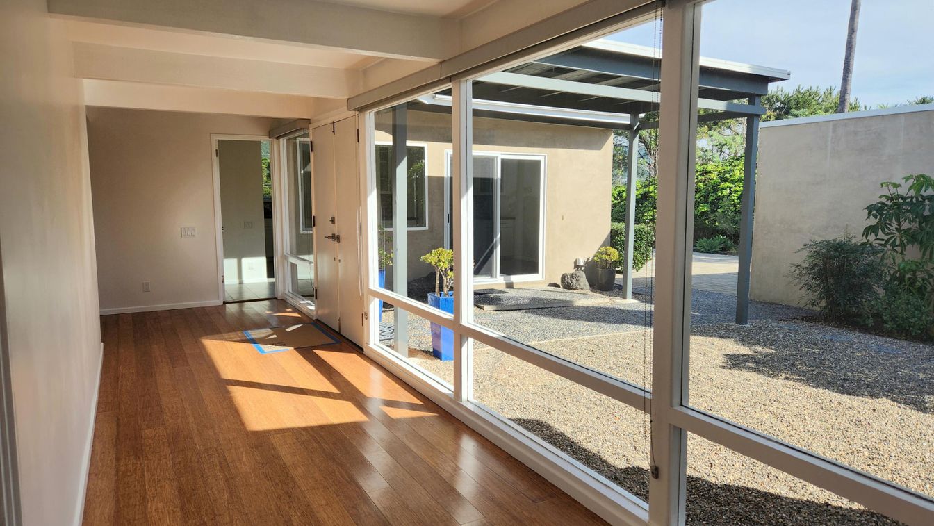 Interior, Sun Room, Wood Texture Flooring