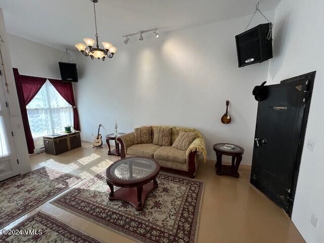 Chandelier, Interior, Living room