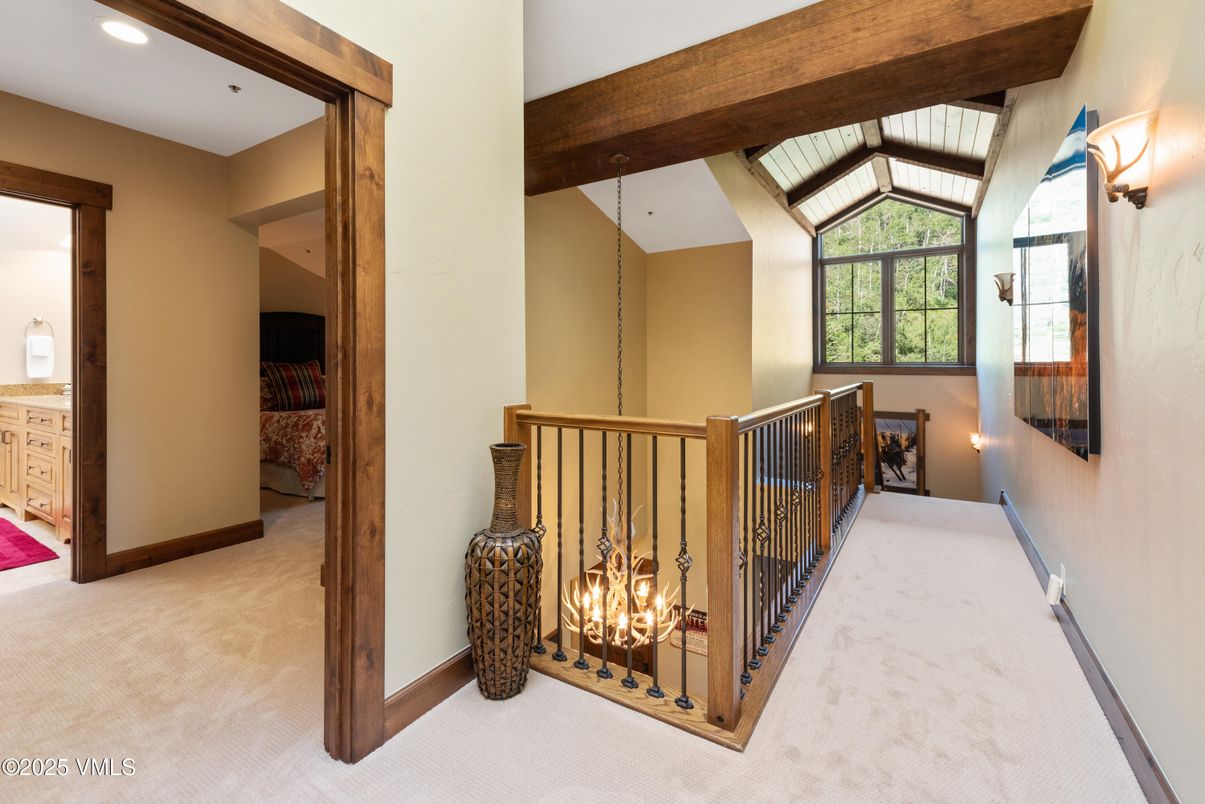 Interior, Recessed Lighting, Wooden Beams