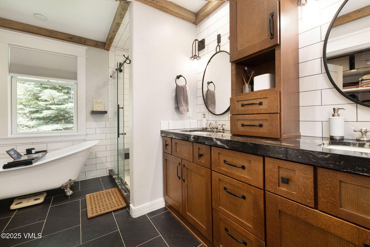 Bathroom, Dual Sink Vanities, Free Standing Baths, Interior