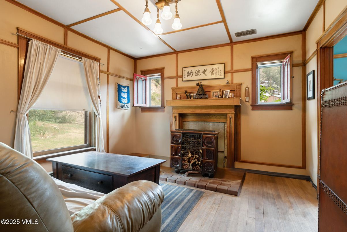 Fireplace, Interior, Wood Texture Flooring