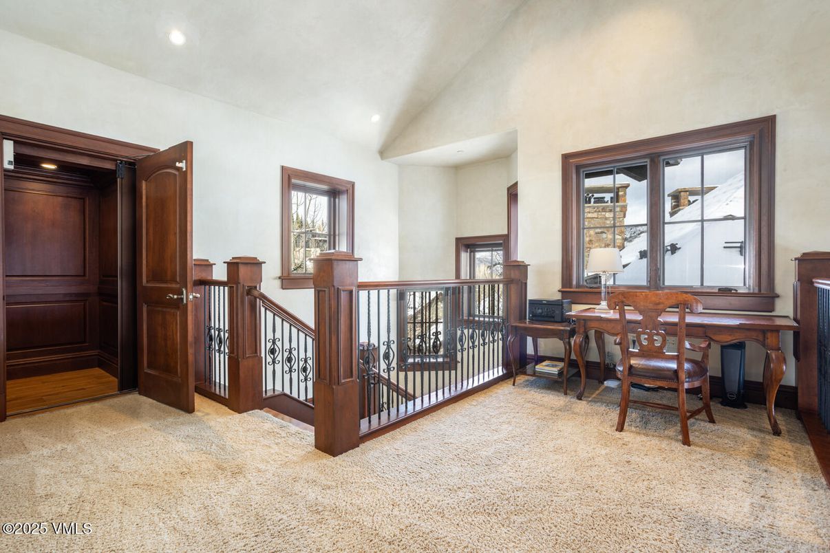 Home Office, Interior, Recessed Lighting