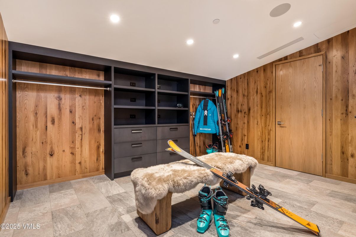 Interior, Recessed Lighting, Wooden Walls