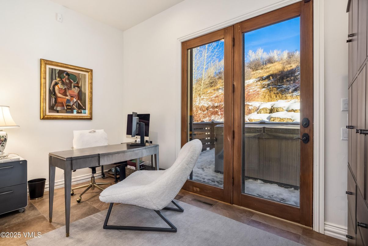 Home Office, Interior, Wood Texture Flooring