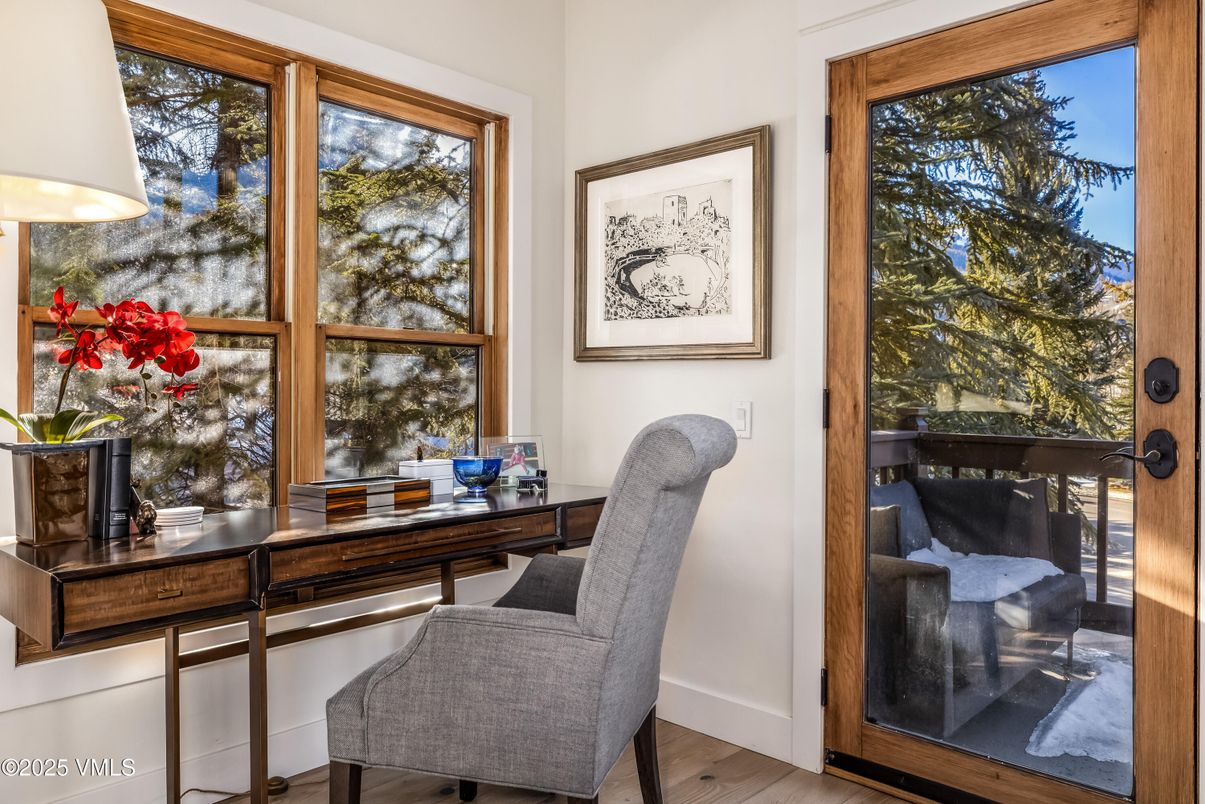 Home Office, Interior, Wood Texture Flooring