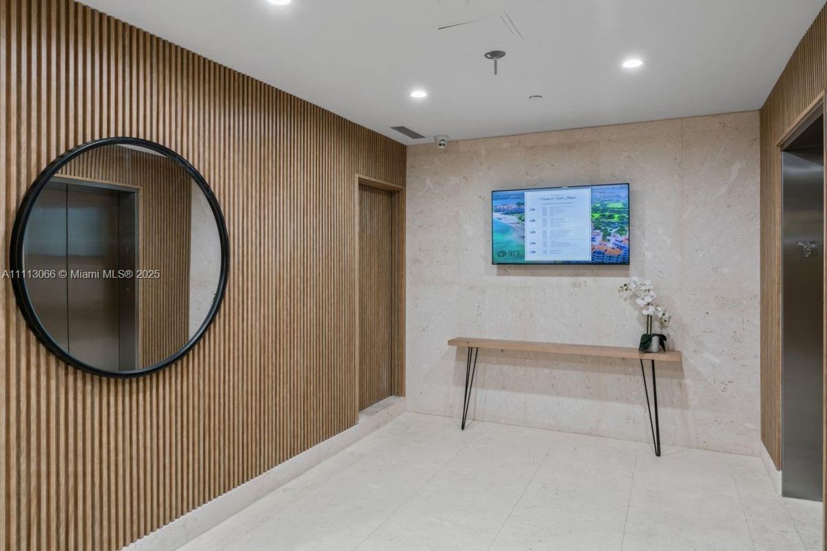 Elevator, Interior, Recessed Lighting