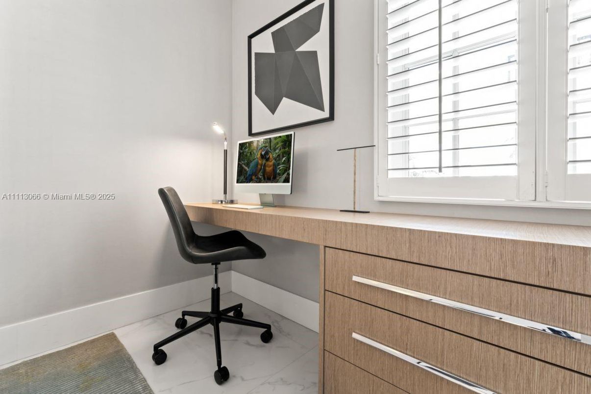 Home Office, Interior, Marble