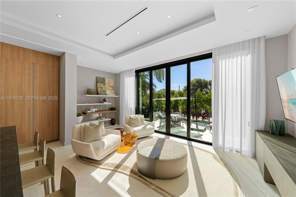 Interior, Pendant Lights, Recessed Lighting, Wood Texture Flooring