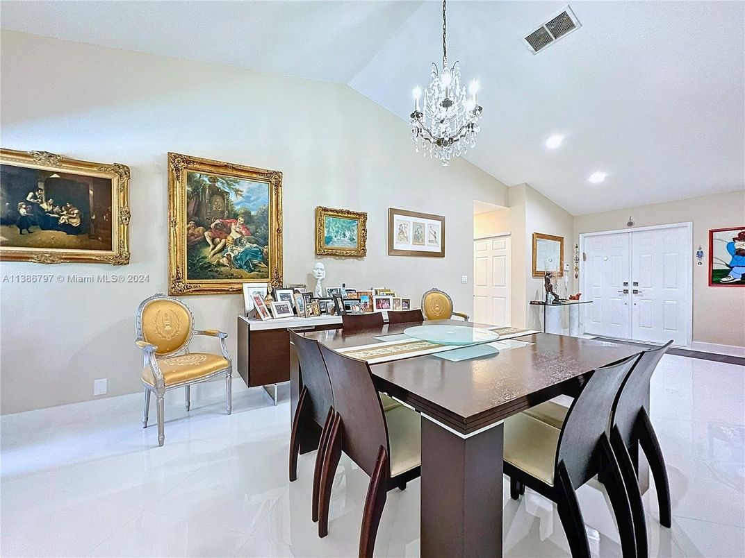 Chandelier, Dining room, Interior, Recessed Lighting
