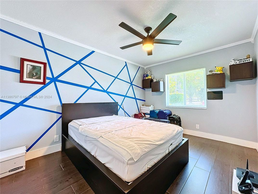 Bedroom, Interior, Wood Texture Flooring